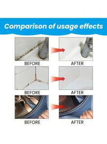 1 pastilla efervescente de limpieza multi-superficies para cocina, baño y estufa, descalcificación y limpieza - Blanco - Ver 4