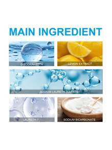 1 pastilla efervescente de limpieza multi-superficies para cocina, baño y estufa, descalcificación y limpieza - Blanco - Ver 6