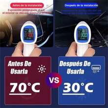 Sombrilla para Parabrisas de Coche, Parasol Plegable portátil,Bolsa de Almacenamiento, protección UV, Universal