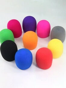 Microphone Cover - Foam Mic Covers Windscreen Suitable For Most Standard Handheld Microphone 5 PCS|2 PCS - Black - View 12