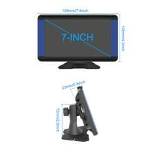 汽車立體聲收音機7英寸觸控屏幕AirPlay Carplay MP5便攜式智能播放器，支援Android Auto無線CarPlay，支援CVBS攝像頭 - 黑色 - 查看 6