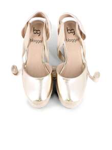 Blogger Damskie koturny i buty na płaskim obcasie Prosty Elegancki Modny