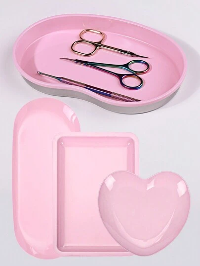 Stainless Steel Disinfection Tray For Manicure Tools, Portable Disinfection Tray For Storing Different Shaped Nail Art Accessories