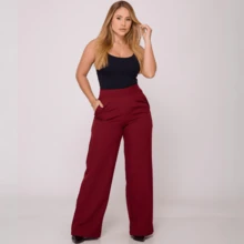 Scaraboto Women Denim Overalls & Jumpsuits - 紅木色 - 查看 1