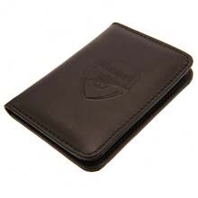 Arsenal FC Executive Crest Card Holder (Black) - Black - View 1