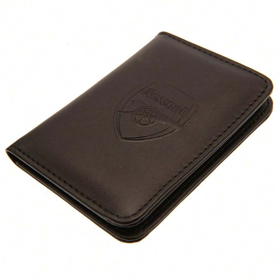 Arsenal FC Executive Crest Card Holder (Black) - Black - View 1