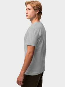 Men T-Shirts - 灰色 - 查看 2