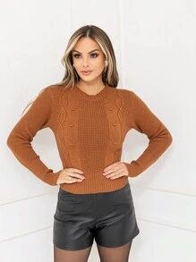 Women Sweaters - màu nâu - Xem 1