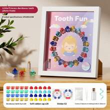 1pc Baby Tooth Keepsake Box, Astronaut Shaped Tooth Collection Frame, Baby Tooth Fairy Box With Commemorative Value, Suitable For Boys And Girls, Great Gift Baby Shower Easter Gifts Things For Girls/Boys