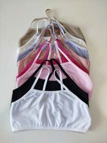 kit 3 top infantil juvenil cotton confortavel  ( 4 a 12 anos)