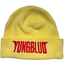 Yungblud Unisex Adult Logo Beanie (Yellow/Red) - Yellow/Red - View 1