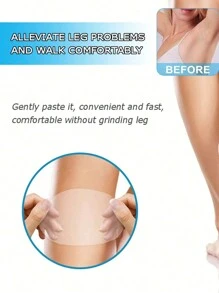 10 piezas parche anti-rozaduras para muslos, pegatinas transparentes de protección antidesgaste para piernas de mujeres, protector elástico para muslos, mangas de piernas para protección, pegatinas antideslizantes de fricción para rodillas, pantorrillas, tobillos, al aire libre para unisex - Multicolor - Ver 4