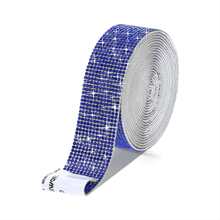 1 Yard Self Adhesive Crystal Rhinestone Ribbon, Rhinestone Strips, DIY Diamond Bling Ribbon Stickers Rhinestone Tape Roll For Crafts Phone Car Decorations - 1 Yard 6 Rows Multicolor - View 14