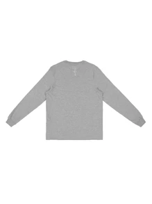 Cactus Jack X Nike Sb Smile Ls T 恤 II 灰色 - 灰色 - 查看 2