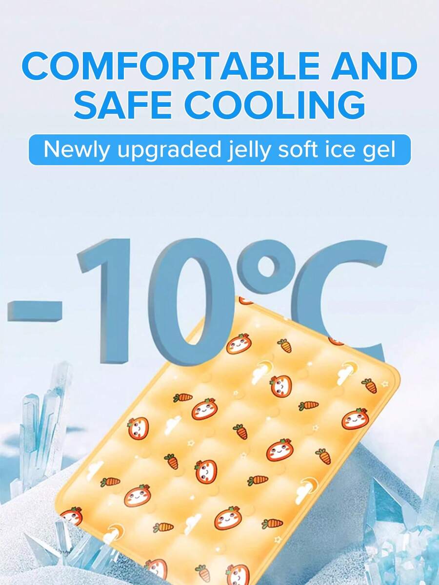 1pc Pet Cooling Gel Pad For Hot Summer, GelSelf Cooling Pad For Dogs