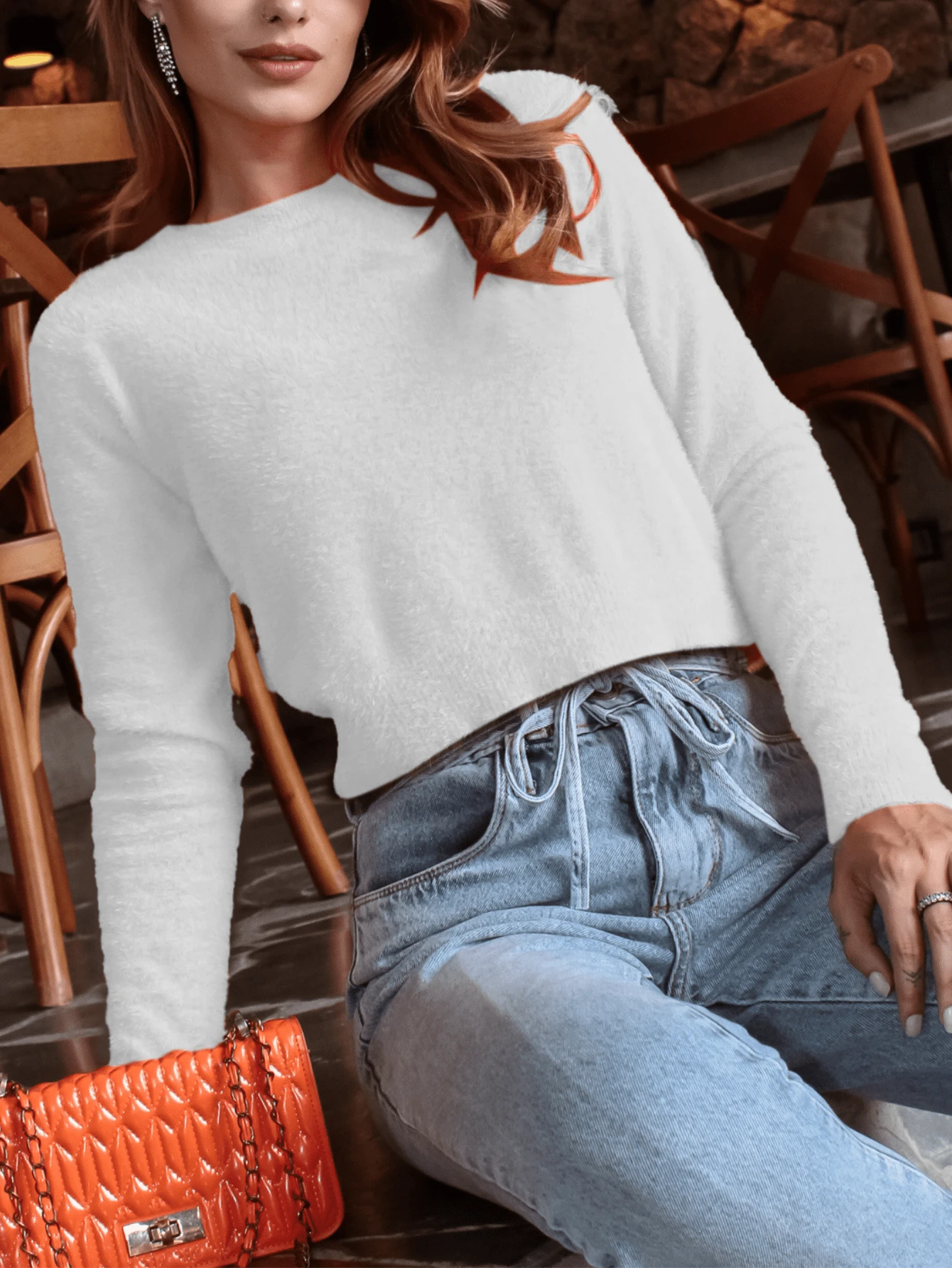 Women Sweaters - trắng - Xem 1