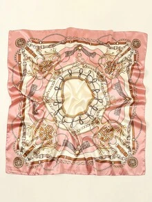 1PC (35,4in/90cm * 35,4in/90cm) Khăn choàng cổ bằng vải satin thời trang dành cho nữ, Khăn quàng cổ bằng lụa vuông, Khăn quàng cổ bằng vải satin cổ vuông để đựng quà tặng Khăn quàng tóc - Nhiều màu - Xem 15