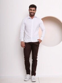 Men Shirts - White - View 4