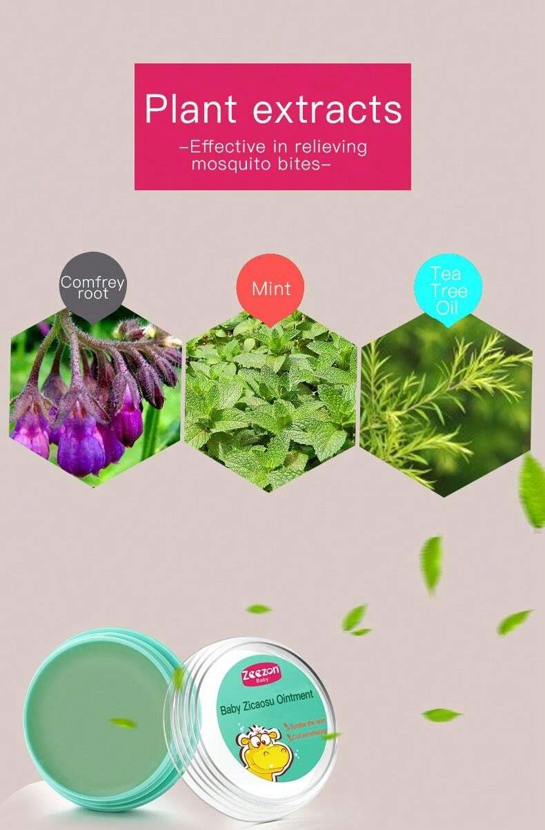 Infants Purple Grass Herbal Cream For Mosquito Bites & Itching Relief