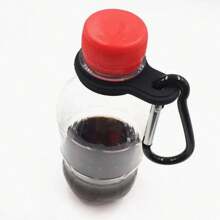 1/2/3 件/套重型铝制钩环带橡胶扣，用于固定水瓶 - 非常适合露营和徒步旅行，有 11 种颜色可供选择，是旅行爱好者的最佳礼物。