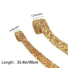 樹脂鑲嵌鑽石自粘鑽石帶水晶帶卷，閃爍樹脂鑽石帶閃爍鑲嵌帶適用於DIY藝術工藝