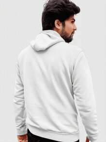 Men Hoodies - 白色 - 查看 2