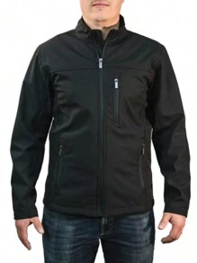 Chamarra de neopreno impermeble ma1045 - Negro - Ver 3