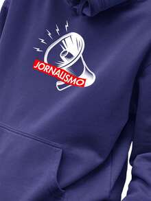 Men Hoodies - 藏蓝色 - 查看 1