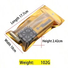 Bộ công cụ sửa chữa đồng hồ với bộ 10 chiếc - Dụng cụ tháo dây đeo, Bộ ngắt dây xích, Bộ điều chỉnh đồng hồ, Công cụ thanh lò xo để lắp ráp tháo dây đồng hồ - Bộ gỡ băng dính 10 trong 1 (model gỡ băng đỏ) - Xem 2