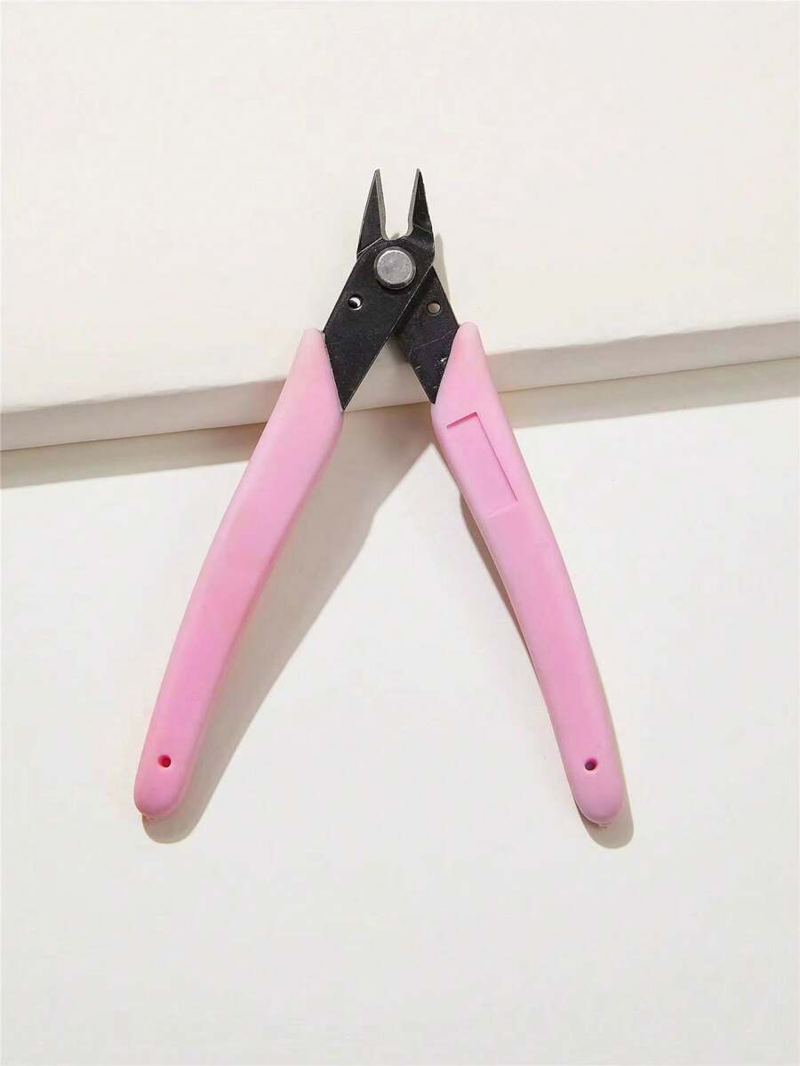 1 件粉色不锈钢指甲钳，适用于厚指甲和嵌甲，男士、女士、老年人适用，锋利弯曲指甲钳，专业修脚工具，美甲用品，美甲工具，美甲工具，返校，指甲，按压指甲的美甲工具 - 粉色 - 查看 1