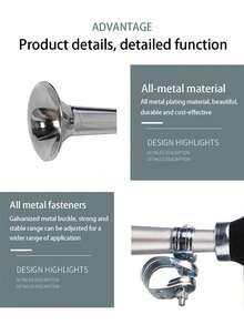 Bocina Para Bicicleta, Altavoz Metálico, Campana Para Bicicleta De Montaña, Accesorio Para Bicicleta, Bocina De Aire