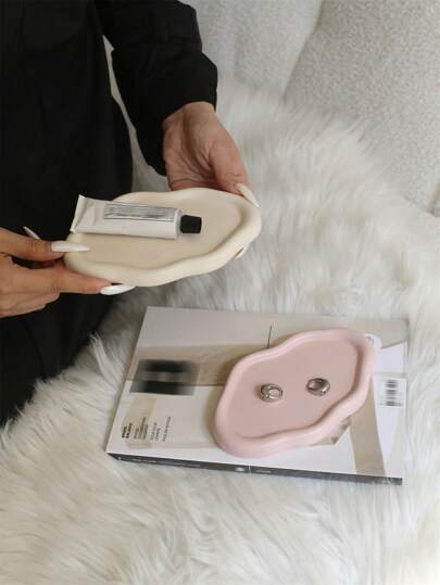 CMYD Studio 1 件装优质陶瓷首饰托盘，壁龛式设计，家居装饰，客厅首饰展示