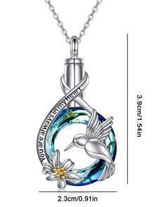 Pet Ashes Cremation Memorial Necklace Jewelry - Multicolor - View 15