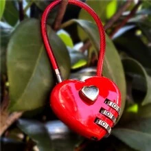 1 chiếc vali hợp kim kẽm khóa thông minh đa năng hình trái tim, túi đựng hành lý, chìa khóa mật khẩu, khóa chống trộm, đồ dùng du lịch, đồ dùng du lịch thiết yếu, quà tặng dễ thương cho bé gái, đồ dùng du lịch thiết yếu cho phụ nữ, đồ dùng học tập di động cho ký túc xá, đồ dùng du lịch, ba lô, túi du lịch, hành lý, vali, đồ dùng du lịch, thiết bị tập thể dục, quà tặng Valentine - Đỏ - Xem 3