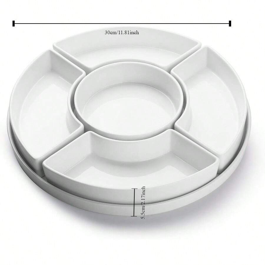 Divider Dinnerware, Delicious Plate, Party Bowls Perfect For Chips