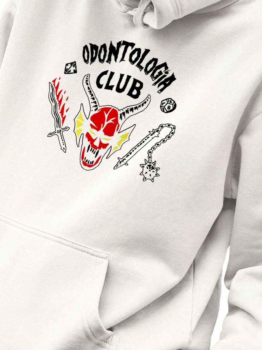 Men Hoodies - 白色 - 查看 1