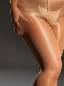 1 pieza Pantimedias sexys para mujer de 30D con ligueros de moda