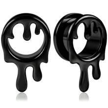 2个316不锈钢水滴形耳扩，耳洞饰品，花朵耳塞，耳廓扩张器，情人节礼物 - Water Drops - 查看 19