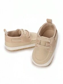 婴儿学步鞋，休闲风格乐福鞋，2024 年最新款 - 杏色 - 查看 5