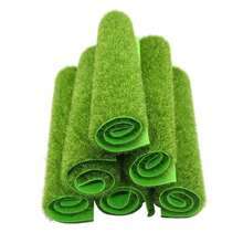 1/510pcs  Artificial Moss Turf Lawns Green Plants DIY Micro Landscape Decoration Fake Grass Lawn For Home Mini Garden Floor Accessories - Green - View 11