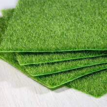 1/510pcs  Artificial Moss Turf Lawns Green Plants DIY Micro Landscape Decoration Fake Grass Lawn For Home Mini Garden Floor Accessories - Green - View 10