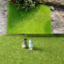 1/510pcs  Artificial Moss Turf Lawns Green Plants DIY Micro Landscape Decoration Fake Grass Lawn For Home Mini Garden Floor Accessories - Green - View 3