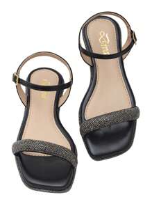 Women Flat Sandals - màu đen - Xem 4