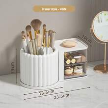 Desktop Rotating Pen Holder Skincare Makeup Organizer Box Student Dorm Drawer Storage Case Pencil Stand Shelf - Pen Holder - View 15