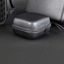 Leather Fishing Reel Bag Drum Wheel Raft Wheel Alarm Fish Finder Storage Bag - Black - View 5