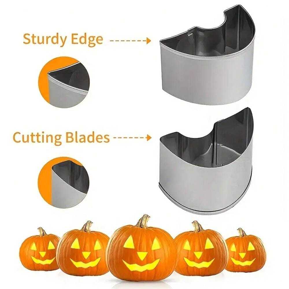 KIT INTAGLIO ZUCCA Halloween,7 Pezzi Kit Intaglio Zucca Halloween Set
