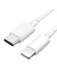 Cabo Original Apple 2m 1m Usb-C Para Cabo Lightning 20w Usb-C Lightning Para Iphone Ipad - Branco - Visão 2