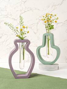 1 Khuôn silicon bình thủy canh sáng tạo bằng bê tông thạch cao rỗng chậu chậu nhựa thủ công quà tặng - 1 cái - Xem 8