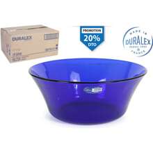 Duralex Salad Bowl 23Cm/ 220Cl Lys Saphir Stackable Design To Optimize Space And Improve Organization | Salad Bowl 23Cm/ 220Cl Lys Saphir Resistant And Functional, Offers Total Versatility In Its Use To Serve Any Meal Or Share, Perfect For Everyday And Family Or Friends Gatherings