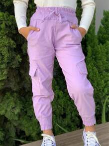 Young Girls Pants - Multicolor - View 1